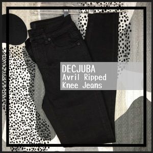 DECJUBA • Avril Rip Knee High Rise Skinny